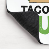 Happy Hand Drawn Taco-out Cute Taco Art Design Muismat (Hoek)