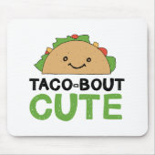 Happy Hand Drawn Taco-out Cute Taco Art Design Muismat (Voorkant)