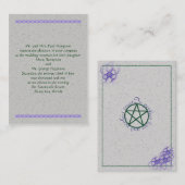 Happy Handfasting Visitekaartje (Voorkant / Achterkant)