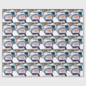 Happy Handmade Snowman Wrapping Paper Cadeaupapier (Vlak)