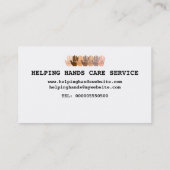 Happy Hands Wallpaper Visitekaartje (Achterkant)