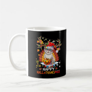 Happy Hanksmas 2021Cute Cat Halloween Merry Koffiemok