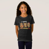 Happy Hanksmas Beaver-kerstbever T-shirt (Voorkant volledig)