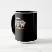 Happy Hanksmas Cat Kerstelephant Mok (Voorkant links)