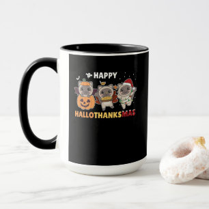 Happy Hanksmas Cat Kerstelephant Mok