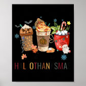 Happy Hanksmas Coffee Halloween Thanksgiving Poster (Voorkant)