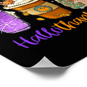 Happy Hanksmas Coffee Latte Halloween Bedankt Poster (Hoek)