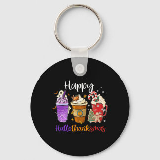 Happy Hanksmas Coffee Latte Halloween Bedankt Sleutelhanger