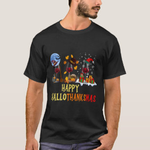 Happy Hanksmas Cute Beer Herfst Halloween Wome T-shirt