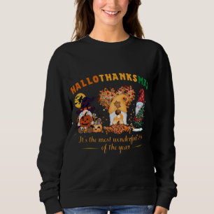 Happy Hanksmas Cute Gnomes Herfst Halloween Trui