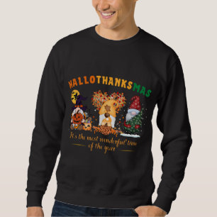 Happy Hanksmas Cute Gnomes Herfst Halloween Trui