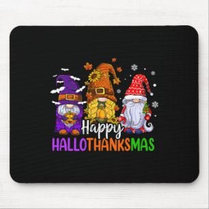 Happy Hanksmas Cute Gnomes Herfst Halloween Wo Muismat