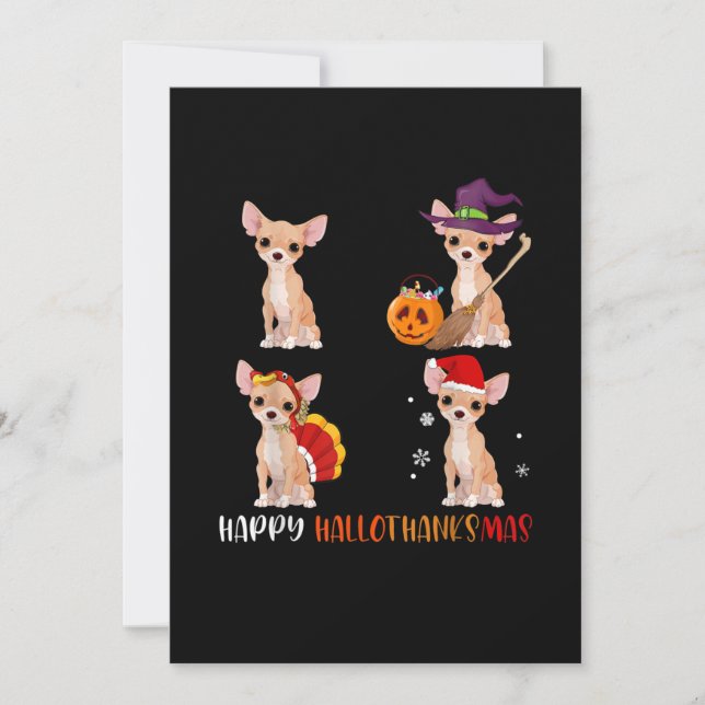 Happy Hanksmas Cute Witch Turkey Santa (Voorkant)