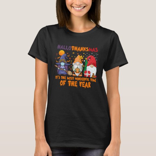 Happy Hanksmas De mooiste tijden van Y T-shirt (Voorkant)