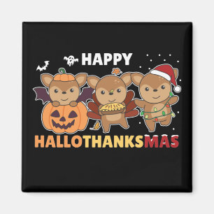 Happy Hanksmas Deers Kerstdeer Magnet