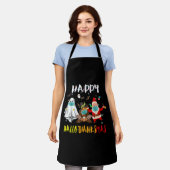 Happy Hanksmas Funny Halloween Thanksgiving Schort (Gedragen)