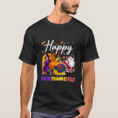 Happy Hanksmas Funny Halloween Thanksgiving T-shirt (Voorkant)