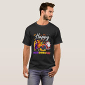 Happy Hanksmas Funny Halloween Thanksgiving T-shirt (Voorkant volledig)