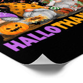 Happy Hanksmas Gnome Halloween Thanksgiving Poster (Hoek)