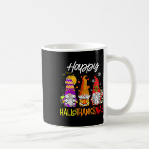 Happy Hanksmas Gnomes Halloween Thanksgiving Koffiemok