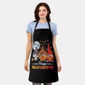 Happy Hanksmas Gnomes Halloween Thanksgiving Schort (Gedragen)