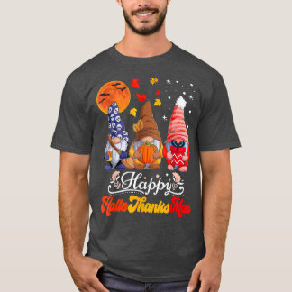 Happy Hanksmas Gnomes Halloween Thanksgiving T-shirt