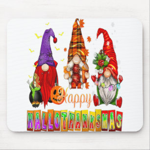 Happy Hanksmas Gnomes Lover Halloween Bedankt Muismat