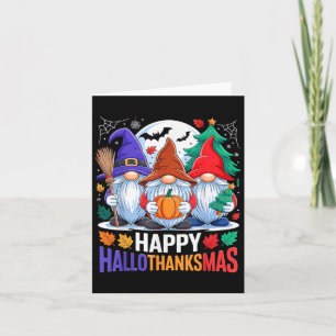Happy Hanksmas Gnomes Lover Halloween Merry Kaart