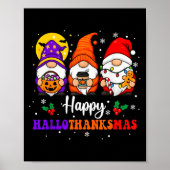 Happy Hanksmas Gnomes Lover Halloween Merry Poster (Voorkant)