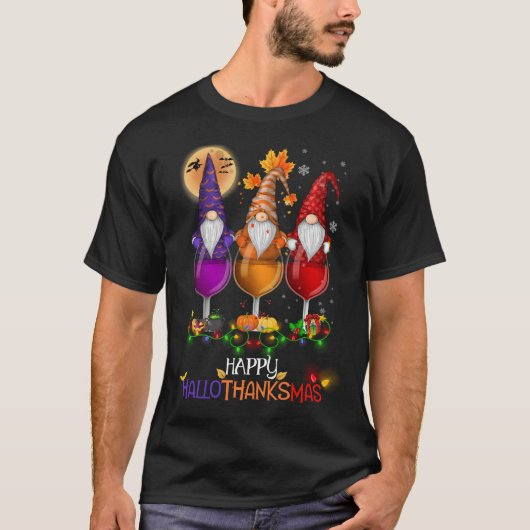Happy Hanksmas Gnomes T-shirt (Voorkant)