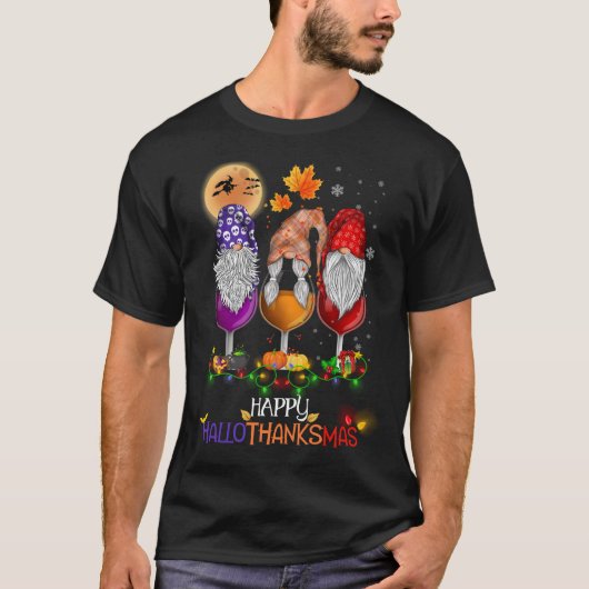 Happy Hanksmas Gnomes T-shirt (Voorkant)