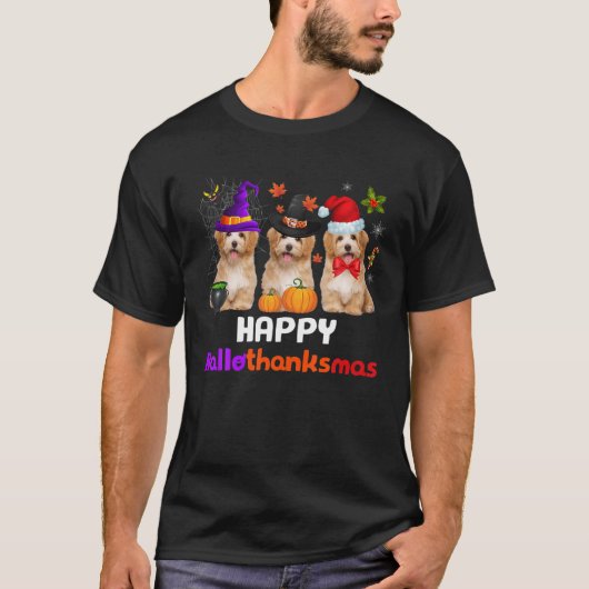 Happy Hanksmas Goldendole Lover Funny Gift T-shirt (Voorkant)