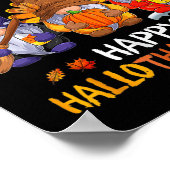 Happy Hanksmas Halloween Gnomes Thanksgiving Poster (Hoek)