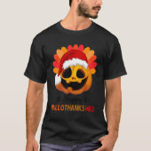 Happy Hanksmas Halloween Pumpkin Kerstmis H T-shirt (Voorkant)