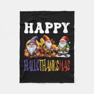 Happy Hanksmas Halloween Thanksgiving Christus Fleece Deken