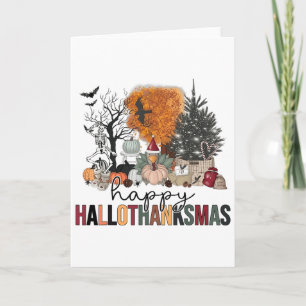 Happy Hanksmas Halloween Thanksgiving Christus Kaart