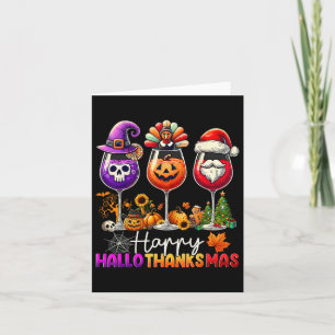 Happy Hanksmas Halloween Thanksgiving Christus Kaart