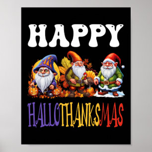 Happy Hanksmas Halloween Thanksgiving Christus Poster