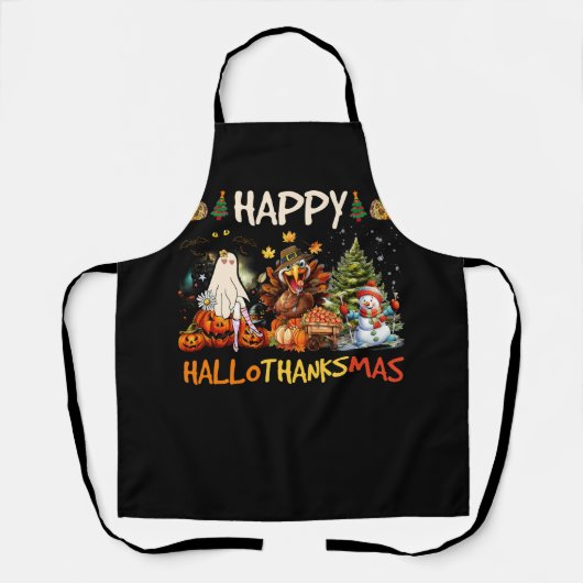 Happy Hanksmas Halloween Thanksgiving Christus Schort (Voorkant)