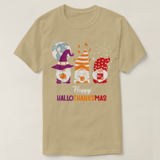 Happy Hanksmas Halloween Thanksgiving Christus T-shirt (Design voorkant)