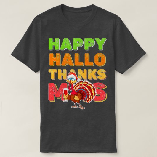 Happy Hanksmas Halloween Thanksgiving Christus T-shirt (Design voorkant)