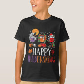 Happy Hanksmas Halloween Thanksgiving Christus T-shirt (Voorkant)