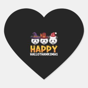 Happy Hanksmas Halloween Thanksgiving Merry Hart Sticker