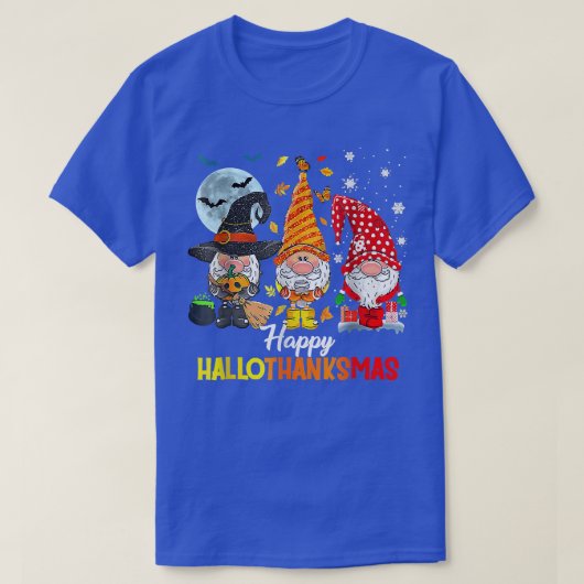 Happy Hanksmas Halloween Thanksgiving Xmas G T-shirt (Design voorkant)