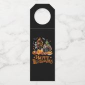 Happy Hanksmas Happy Halloween Thanksgiving Flessenhanger (Voorkant)