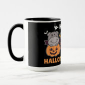 Happy Hanksmas Hippos Mok met Kerstmis Hippo (Links)