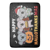 Happy Hanksmas Koalas Kerstmis Koala Bath M Badmat (Voorkant Verticaal)
