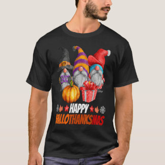 Happy Hanksmas Mijn Gnomies Kute Gnomes familie T-shirt