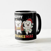 Happy Hanksma's Polar Beer-kerstpoar Mok (Voorkant rechts)