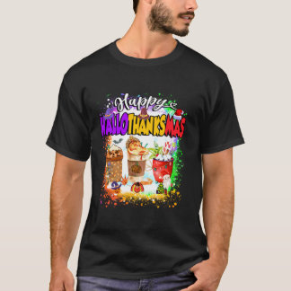 Happy Hanksmas Pumpkin Spice Latte Halloween T-shirt